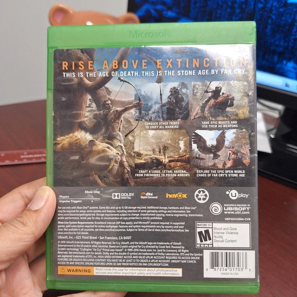 2016 Far Cry Primal Xbox One‎ Game Ubisoft
